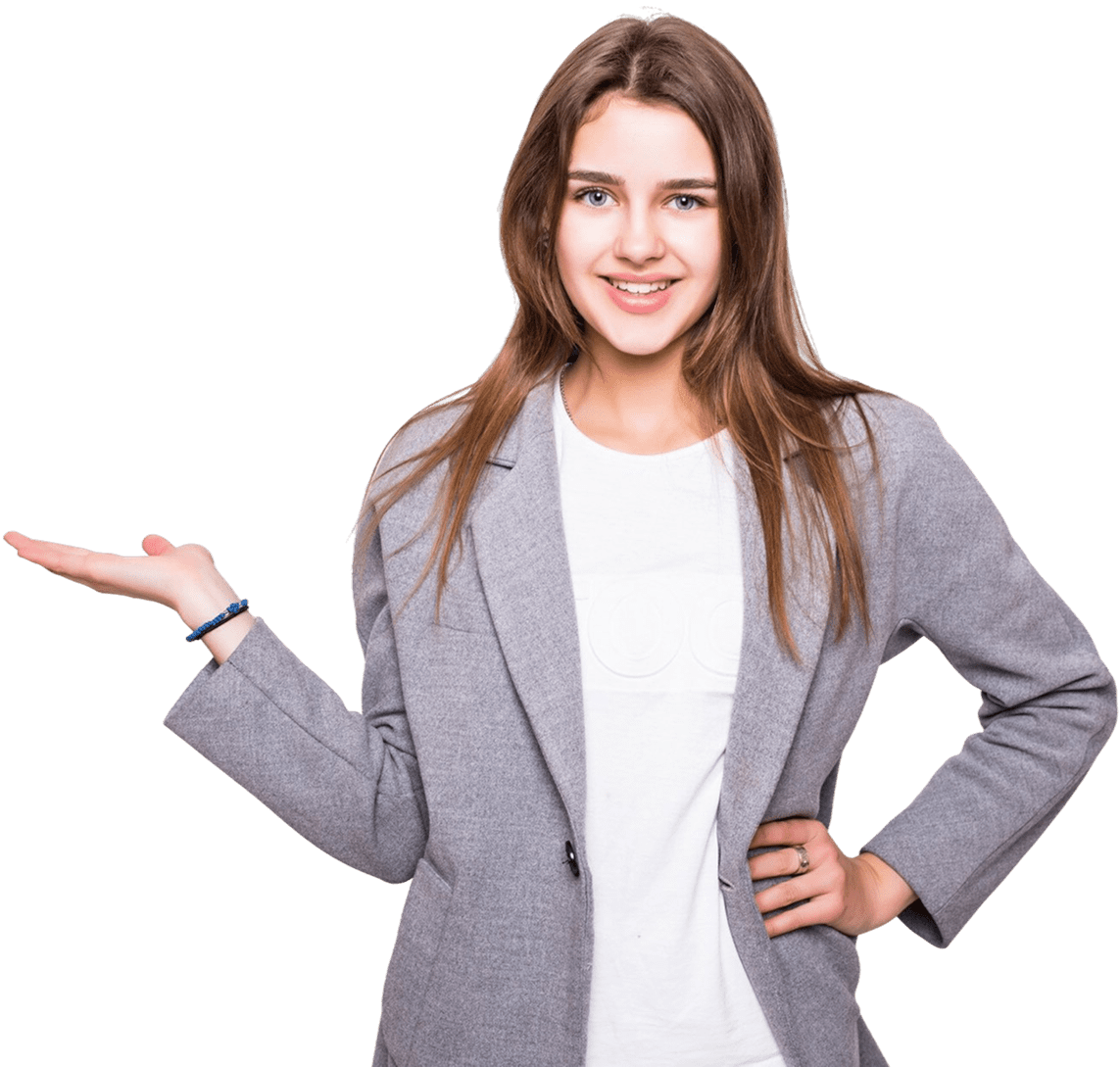 Woman Presenting